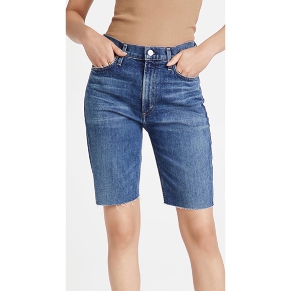 NWT Citizens of Humanity Tamryn Bike Shorts in wash Sentimental Size 25 - Picture 2 of 10